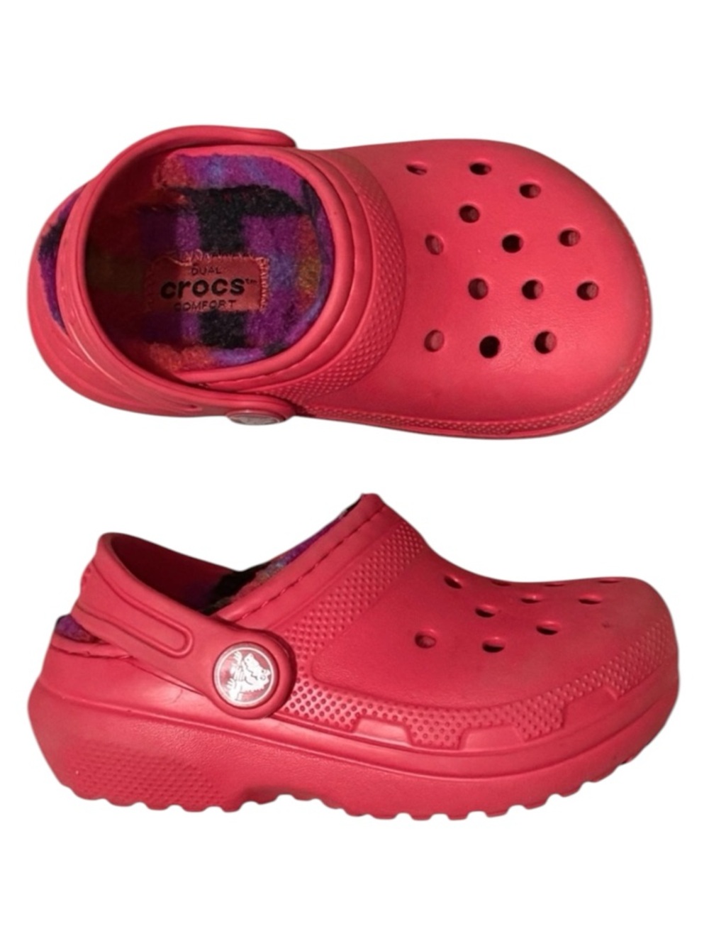 CROCS Lined Pinkish Shoes